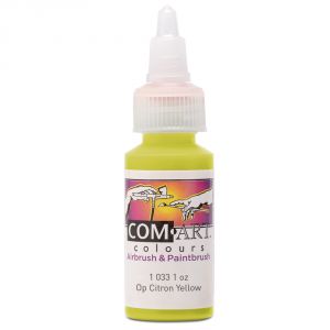 Com Art Colours Acrylic Opaque Citron Yellow 1 oz