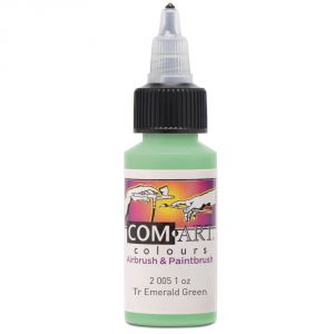 Com Art Colours Acrylic Transparent Emerald Green 1 oz