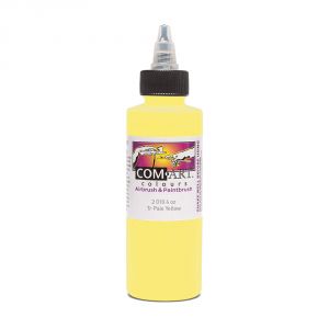 Com Art Colours Acrylic Transparent Pale Yellow 4 oz