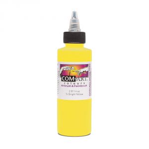 Com Art Colours Acrylic Transparent Brite Yellow 4 oz