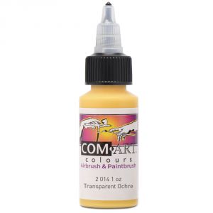 Com Art Colours Acrylic Transparent Ochre 1 oz