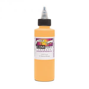 Com Art Colours Acrylic Transparent Sienna Brown 4 oz