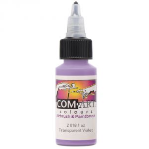 Com Art Colours Acrylic Transparent Violet 1 oz