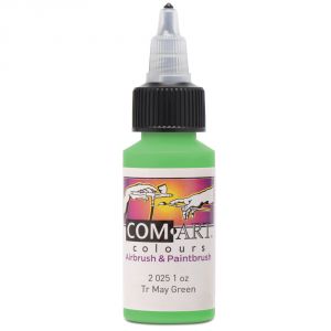 Com Art Colours Acrylic Transparent May Green 1 oz
