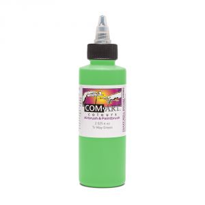 Com Art Colours Acrylic Transparent May Green 4 oz
