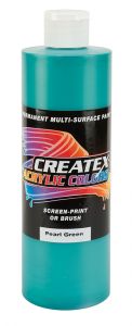 Createx Acrylic Colors Pearl Green, 16 oz.