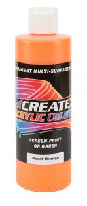 Createx Acrylic Colors Pearl Lime Orange, 8 oz.