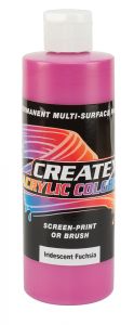 Createx Acrylic Colors Iridescent Fuschia, 8 oz.
