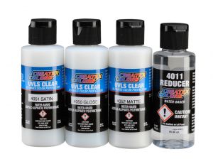 Createx Colors UVLS Clears Sampler Set, 2 oz.