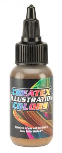 Createx Illustration Colors Burnt Umber, 1 oz.