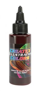 Createx Illustration Colors Burnt Umber, 2 oz.