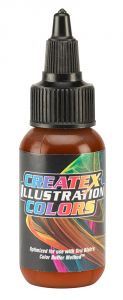Createx Illustration Colors Burnt Sienna, 1 oz.