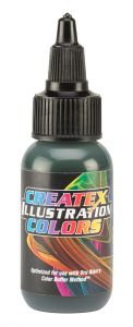 Createx Illustration Colors Moss Green, 1 oz.