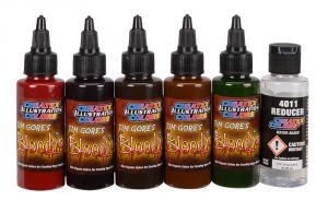 Createx Illustration Colors Bloodline Type B+ Set, 2 oz.