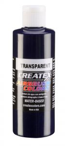 Createx Airbrush Colors Transparent Deep Blue, 4 oz.