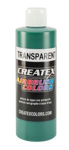 Createx Airbrush Colors Transparent Brite Green, 8 oz.