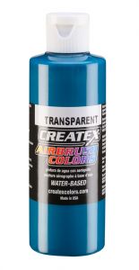 Createx Airbrush Colors Transparent Aqua, 4 oz.