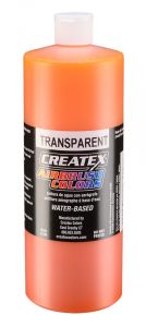 Createx Airbrush Colors Transparent Sunrise Yellow, 32 oz.