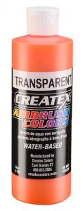 Createx Airbrush Colors Transparent Orange, 8 oz.