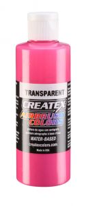 Createx Airbrush Colors Transparent Flamingo Pink, 4 oz.