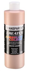 Createx Airbrush Colors Transparent Peach, 16 oz.
