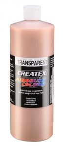 Createx Airbrush Colors Transparent Peach, 32 oz.