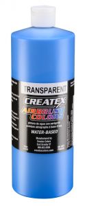 Createx Airbrush Colors Transparent Maui Blue, 32 oz.