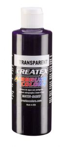 Createx Airbrush Colors Transparent Purple, 4 oz.