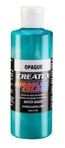 Createx Airbrush Colors Opaque Aqua, 4 oz.