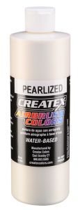 Createx Airbrush Colors Pearl White, 16 oz.