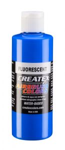 Createx Airbrush Colors Fluorescent Blue, 4 oz.
