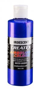 Createx Airbrush Colors Iridescent Electric Blue, 4 oz.