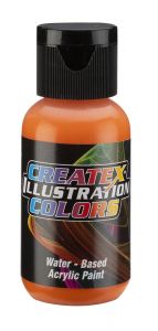 Createx Illustration Colors Pyrrole Orange, 1 oz.