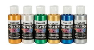Createx Airbrush Colors Pearl Set, 2 oz.
