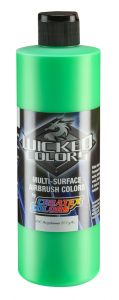 Createx Wicked Colors Fluorescent Green, 16 oz.