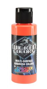 Createx Wicked Colors Fluorescent Orange, 2 oz.