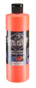 Createx Wicked Colors Fluorescent Orange, 16 oz.