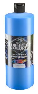 Createx Wicked Colors Fluorescent Blue, 32 oz.