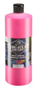 Createx Wicked Colors Fluorescent Magenta, 32 oz.