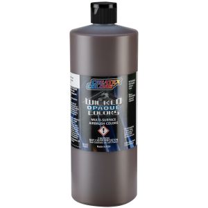 Createx Wicked Opaque Colors Brown Oxide, 32 oz.