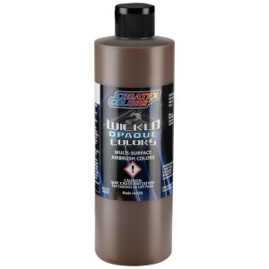 Createx Wicked Opaque Colors Burnt Umber, 16 oz.