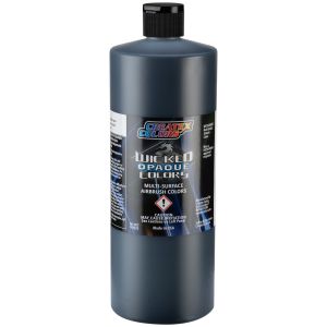 Createx Wicked Opaque Colors Flat Black, 32 oz.