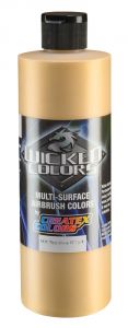 Createx Wicked Colors Metallic Gold, 16 oz.
