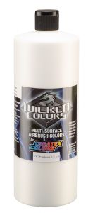 Createx Wicked Colors Metallic White (Fine), 32 oz.