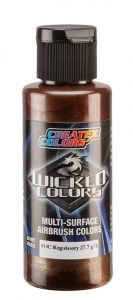 Createx Wicked Colors Metallic Light Brown, 2 oz.