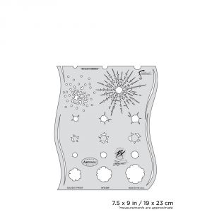Artool Kustom FX Bullet-Ridden Freehand Airbrush Template by Craig Fraser