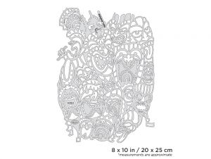 Artool Tiki Master II Freakin' Tikis Freehand Airbrush Template  by Dennis Mathewson