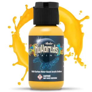 Medea NuWorlds Paint Impenetrable Chrome Yellow 1 oz product imagery
