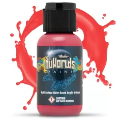 Medea NuWorlds Paint Impenetrable Red 1 oz