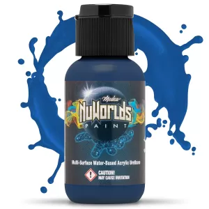 Medea NuWorlds Paint Impenetrable Dark Blue 1 oz product imagery
